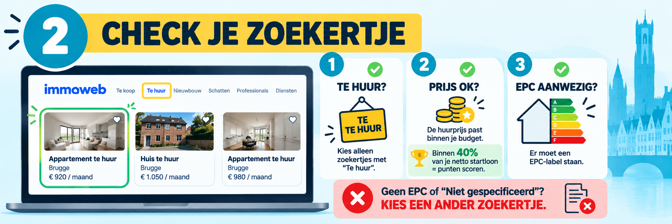 Stap 2: check je zoekertje